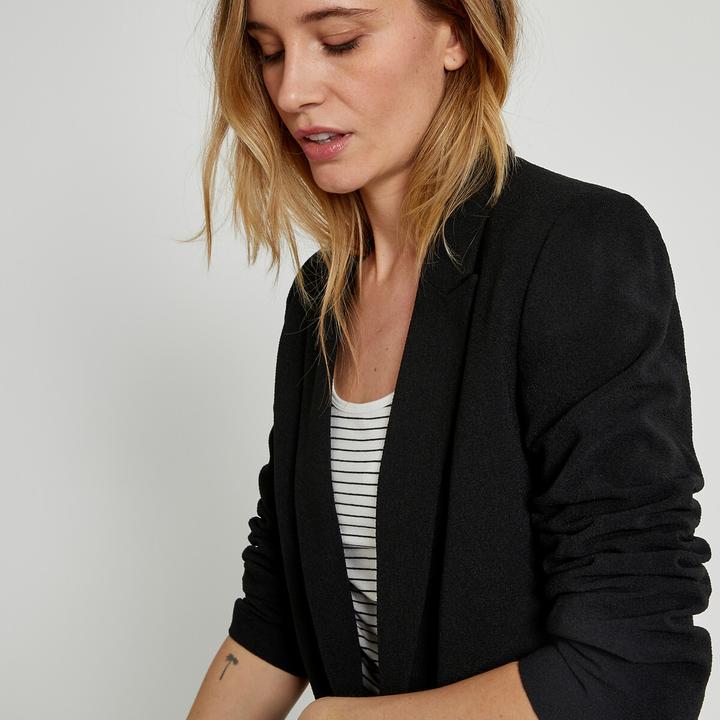 Actual product image La Redoute Collections Wide crepe blazer (32)