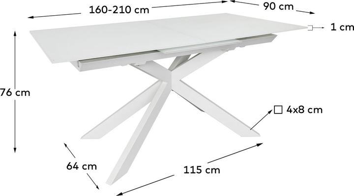 Actual product image Kave Home Atminda (90 x 160 cm)