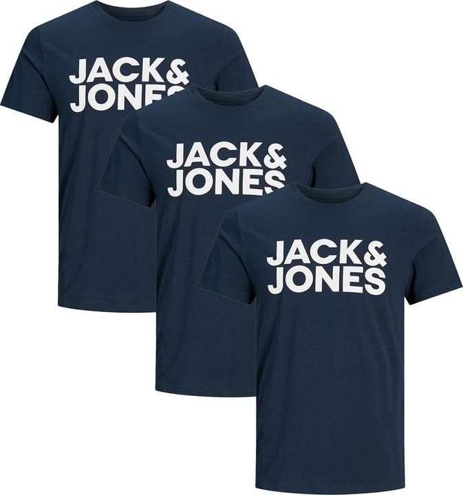 Immagine prodotto Jack & Jones 3er Pack Corp T-Shirt (S)