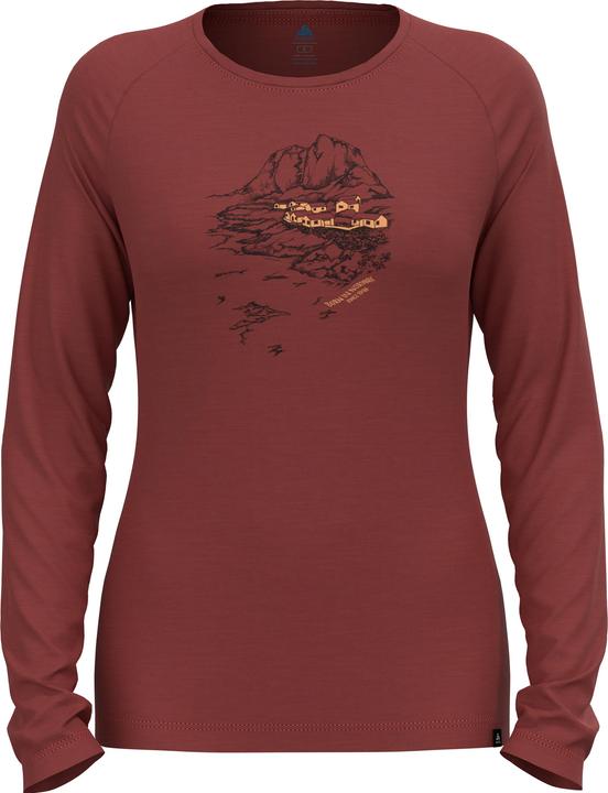 Actual product image Odlo T-shirt crew neck l/s ASCENT MERINO 200 (XS)