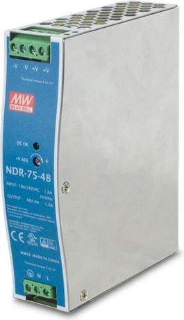 Immagine prodotto Planet PWR-75-48, 75 W, 100 - 240 V, 50 - 60 Hz, 1,45 A, Sovratensione, Surriscaldamento, Sovraccarico (75 W)