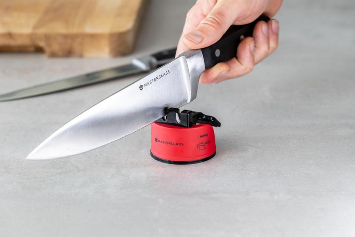 Actual product image Master Class MasterClass Smart Sharp Dual Knife Sharpener, Red