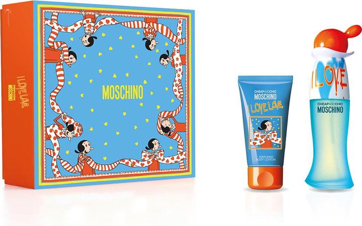 Moschino Regali I Love Love economici e chic (Set profumo)