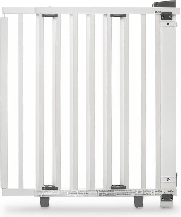 Immagine prodotto Geuther Paraporta in legno, bianco 58-93 cm (58 cm)