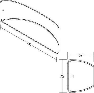 Produktbild Brumberg LED-Wandanbauleuchte (1050 lm)