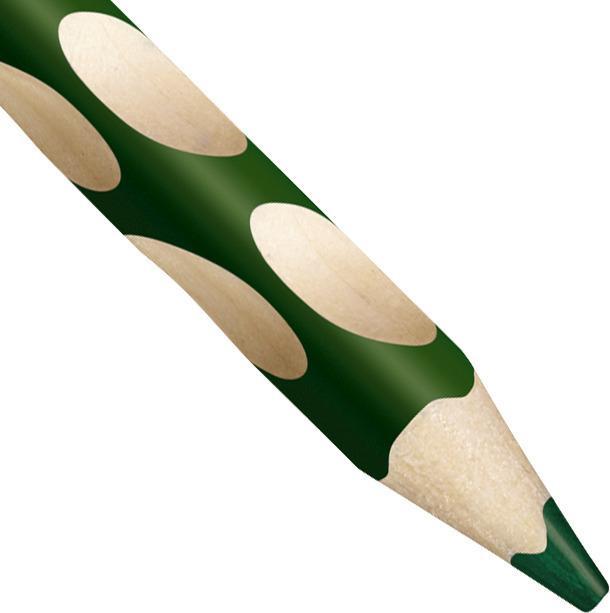 Actual product image STABILO EASYcolors ergonomic coloured pencil for left-handers (Green, 1 x)