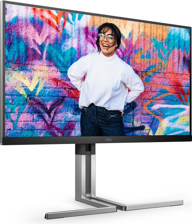 Actual product image AOC Q27U3CV 27p IPS QD WLED WQHD 75Hz (2560 x 1440 pixels, 27")
