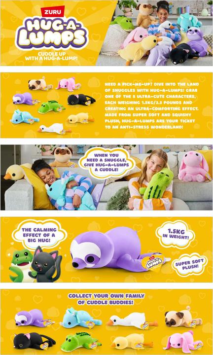 Actual product image Zuru Hug-A-Lumps (Delilah) (20 cm)