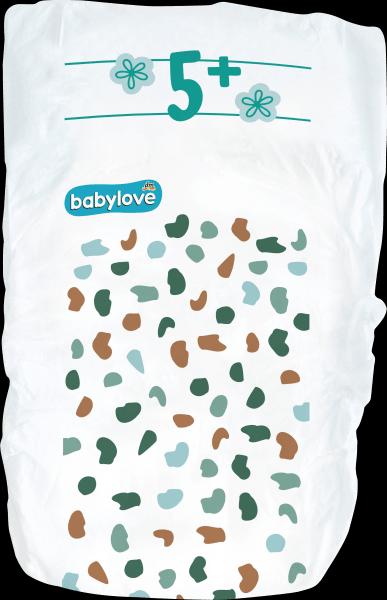 Actual product image dm babylove Premium-Windeln (Size 5+, Pack, 34 Piece)