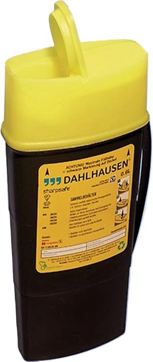 Produktbild Sharpsafe Entsorgungsbox 5th Generation mit Tragegriff grosse Öffnung ohne Abkopplung