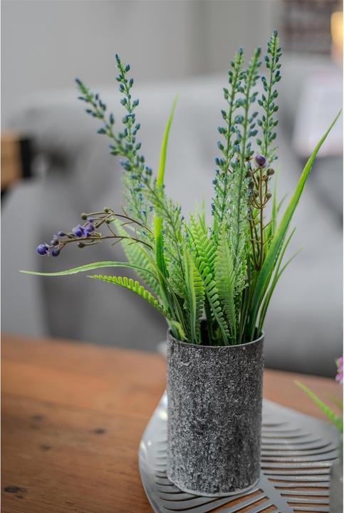 Produktbild NTK-Collection Kunstblume Lavendel in Vase (35 cm)