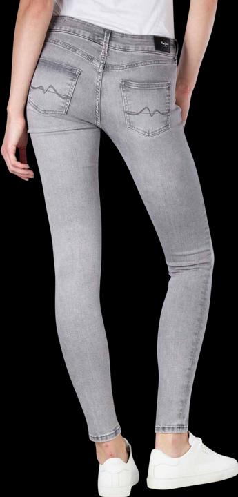Actual product image Pepe Jeans Pixie Skinny Fit Light Grey (W29/L32)
