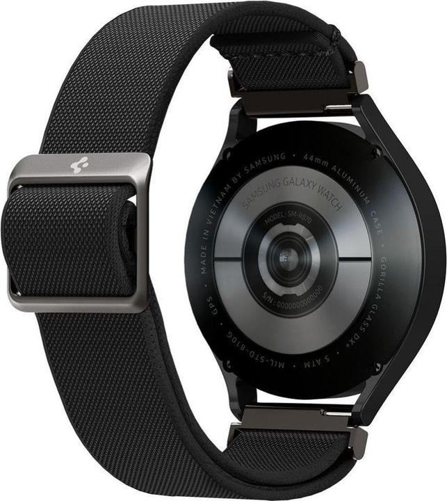 Actual product image Spigen FIT LITE Samsung GALAXY Watch 4 / 5 / 5 PRO (40 / 42 / 44 / 45 / 46MM) BLACK (Nylon)