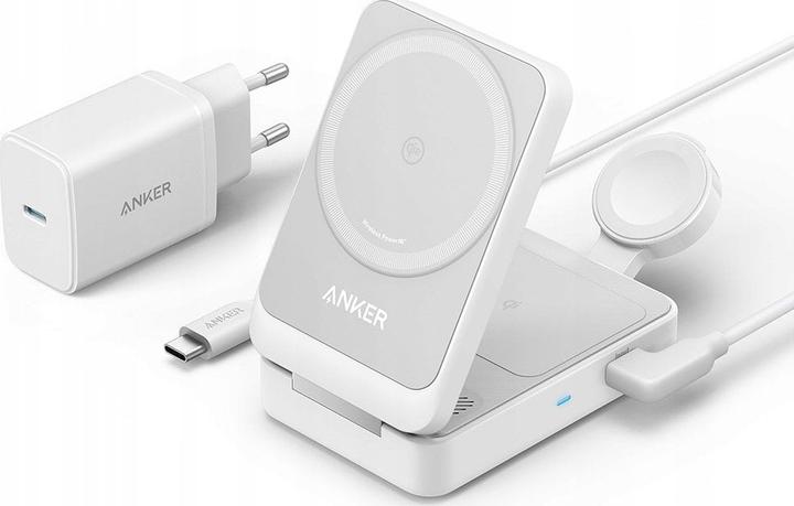 Anker MagGo 3-en-1 foldab le blanc UE (15 W)