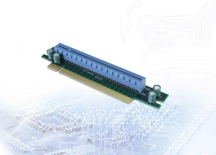 Actual product image Intertech SLPS053 PCIe Riser Card 1U - Riser