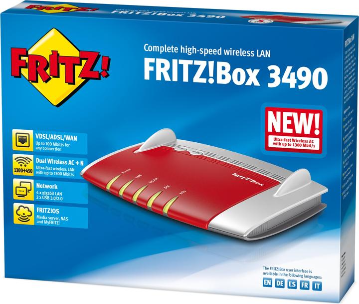 Actual product image AVM FRITZ!Box 3490