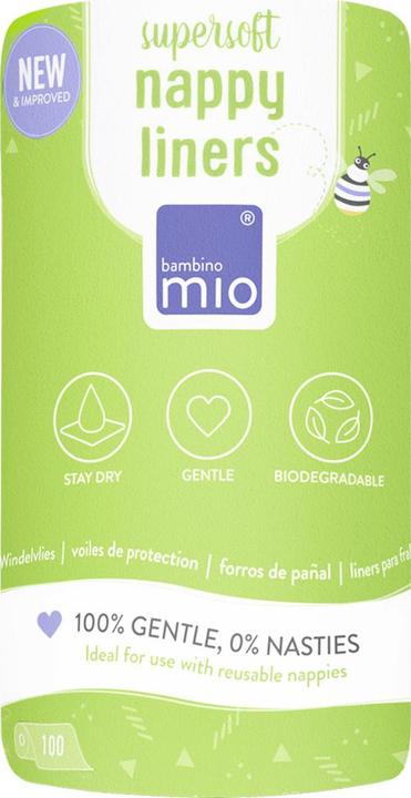 Actual product image Bambino Mio Nappy fleece (One size, 100 Piece)