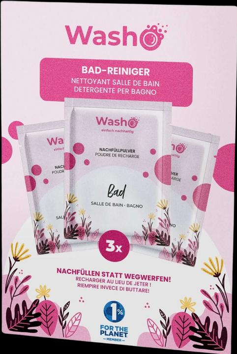 Actual product image Washo Bathroom cleaner powder set