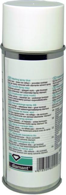 Actual product image Diamant Marking FluidSpray 400ml blue (Blue, 400 ml)