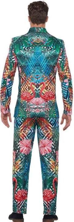 Actual product image Smiffys Mens Hawaiian Tropical Flamingo Costume Suit (L)