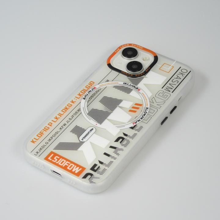 Produktbild PhoneLook Hülle MWK Cyber Grid Silikon mit MagSafe (Apple iPhone 15)