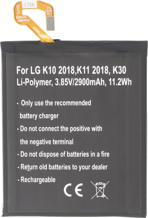 Produktbild AccuCell Akku LG K10 2018, K11 2018, K30