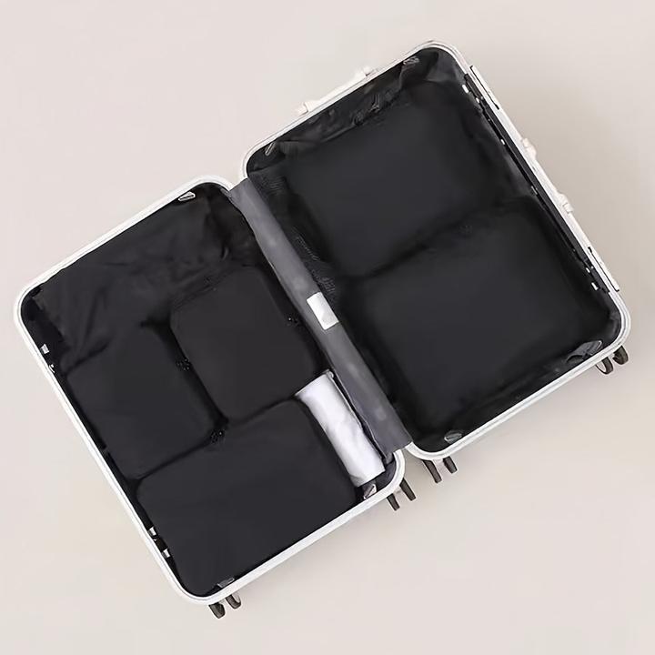Only-Bags.Store 6pcs Kompression Packen Würfel Set - Travel Storage Bag Organizer für Gepäck - Polyester Material