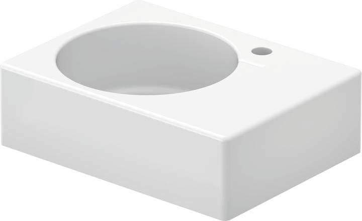 Duravit Universalbecken SCOLA m ÜL HLB 615x460mm 1 HL Be rechts weiss (460 mm, 615 mm)
