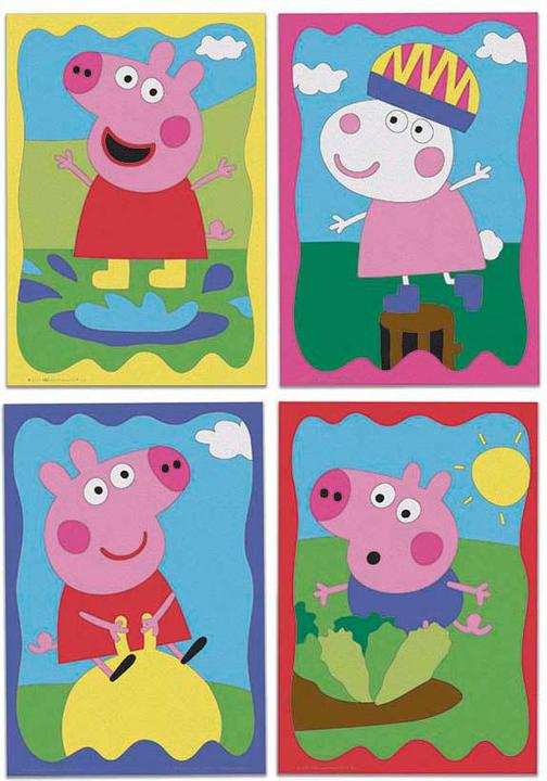 Produktbild Grafix Peppa Pig Sandmalerei, 16-tlg.