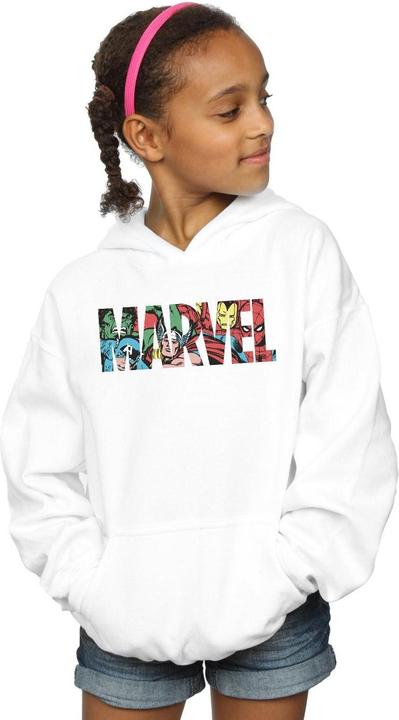 Image du produit - Sweat à capuche LOGO CHARACTER INFILL - Fille (140, 146)