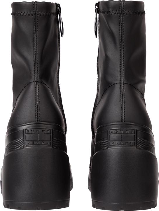 Image du produit Tommy Hilfiger Femmes Tommy Jeans Talon Bottes de taille moyenne, Noir, 37 EU (37)