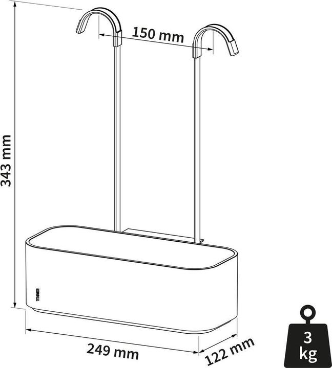 Actual product image Tiger 2-Store (25 x 12 x 34 cm)