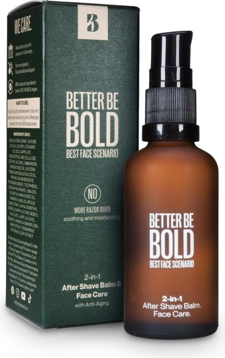 Better be bold 2-in-1 Aftershave Balm & Face Care (Balsam, 50 ml)