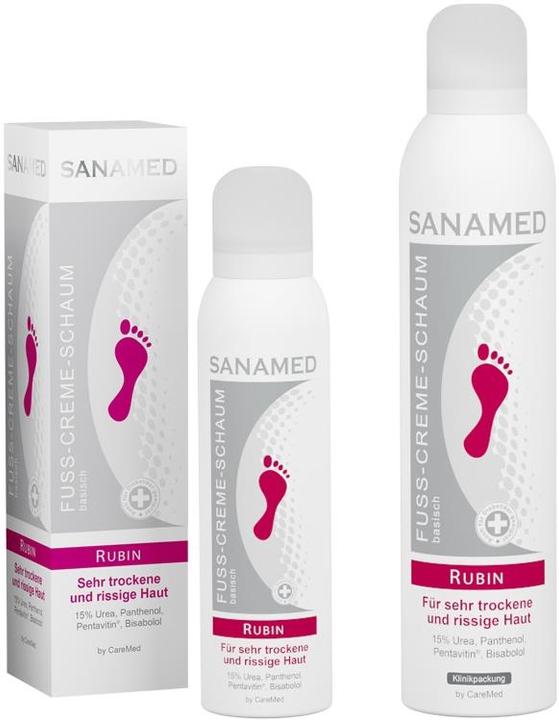 Produktbild Sanamed Fuss-Creme-Schaum Rubin (Fusscrème & Fussgel, 150 ml)