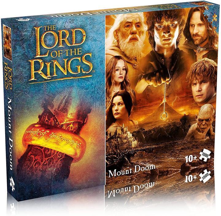 Actual product image Winning Moves Puzzle Il Signore degli Anelli : Mount Doom 1000 pz (1000 pieces)