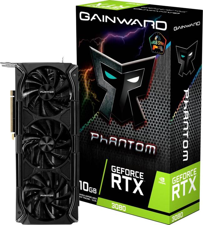 Produktbild Gainward GeForce RTX 3080 Phantom+ (10 GB)