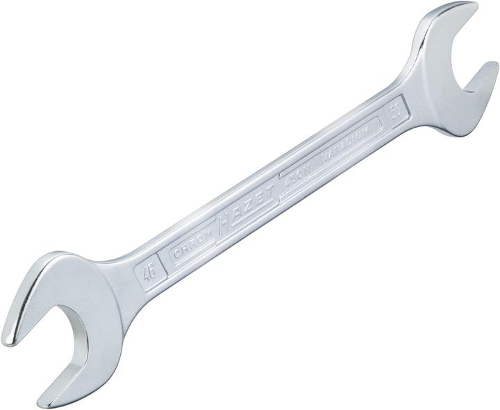 Actual product image HAZET Double open-end wrench 450NA-25/32X7/8VKH ∙ Outside hexagon profile ∙ 25⁄32 x 7⁄8 ″