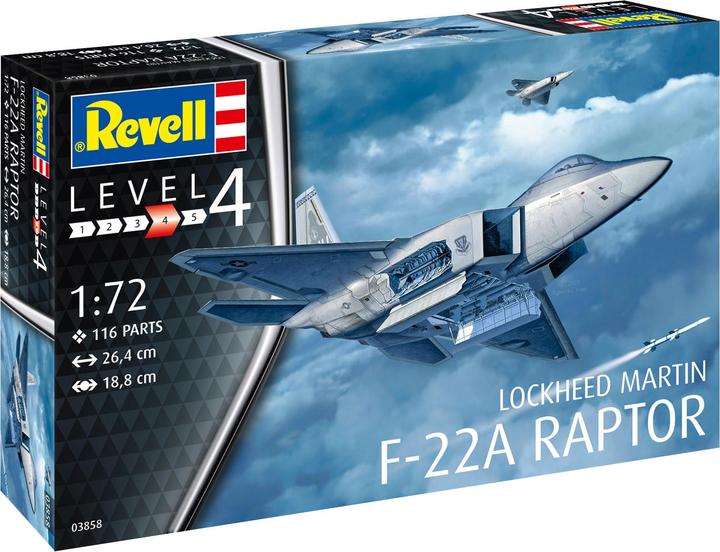 Actual product image Revell Lockheed Martin F-22A Raptor