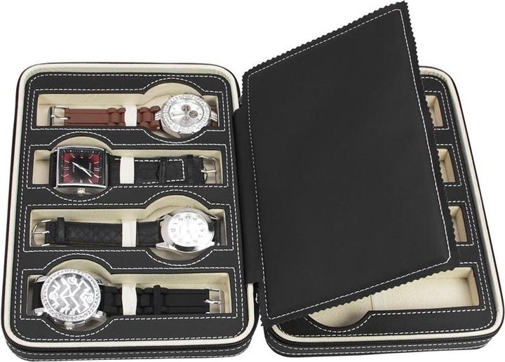 Actual product image Safe Watch case for 8 wristwatches