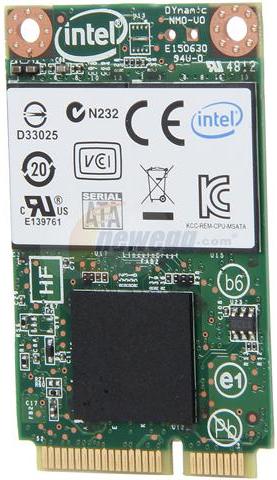 Actual product image Intel 525 Series (240 GB, mSATA)
