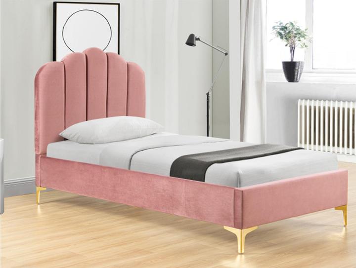Produktbild HTI-Living Polsterbett 90 x 200 cm Yoris Pink (90 x 200 cm)