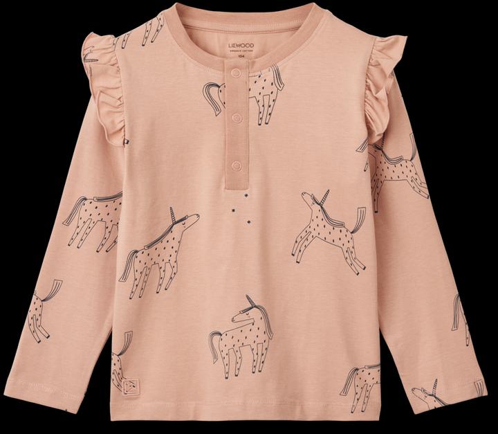 Image du produit Liewood Wilhelm RufflePijama Unicorn Pale Tuscany (128)