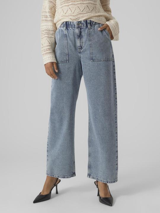 Produktbild Vero Moda VMPAM Mid Rise Cargo Schnitt Jeans Straight-Fit (25)