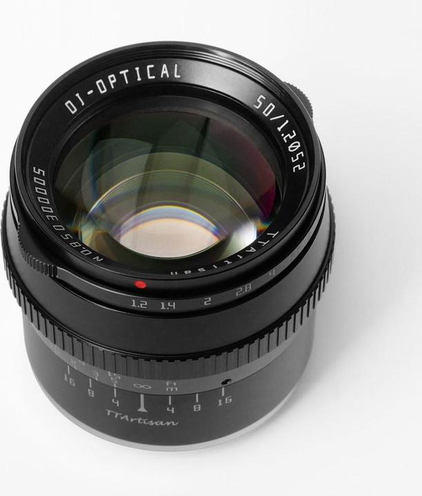 Productafbeelding TTArtisan 50mm f1.2 voor Fuji FX-vatting (APS-C) (Fujifilm X, APS-C / DX)