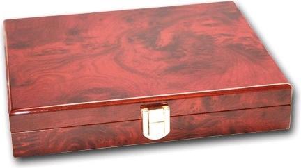 Immagine prodotto Safe Cofanetto portamonete in legno laccato di qualità superiore2 monete in euro in capsule