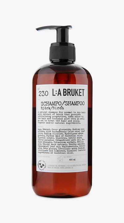 Produktbild L:A Bruket No.230 Shampoo Birch - Shampoo Birke Revitalisierend (450 ml, Flüssiges Shampoo)