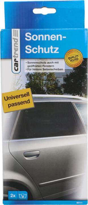 Actual product image Cartrend Car sun protection door sock, set of 2 for vehicles with window frames, in the width of