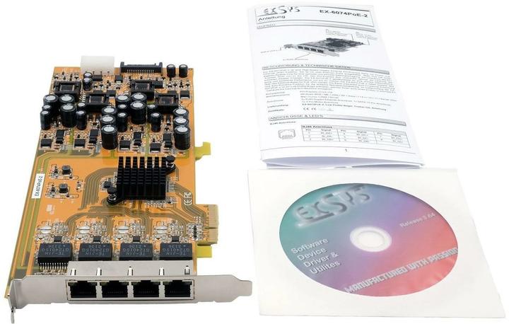 Immagine prodotto Exsys EX-6074POE-2 (PCI-E x4)