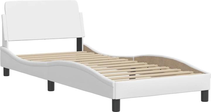 Produktbild VidaXL Bett mit Matratze 80 x 200 cm Kunstleder (80 x 200 cm)