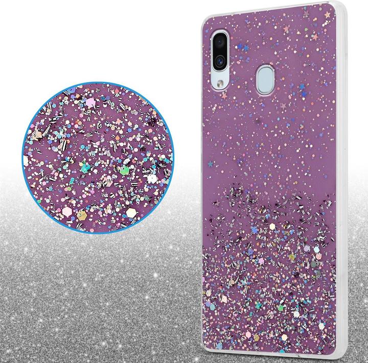 Image du produit Cadorabo Couverture TPU paillettes scintillantes (Samsung Galaxy A40)